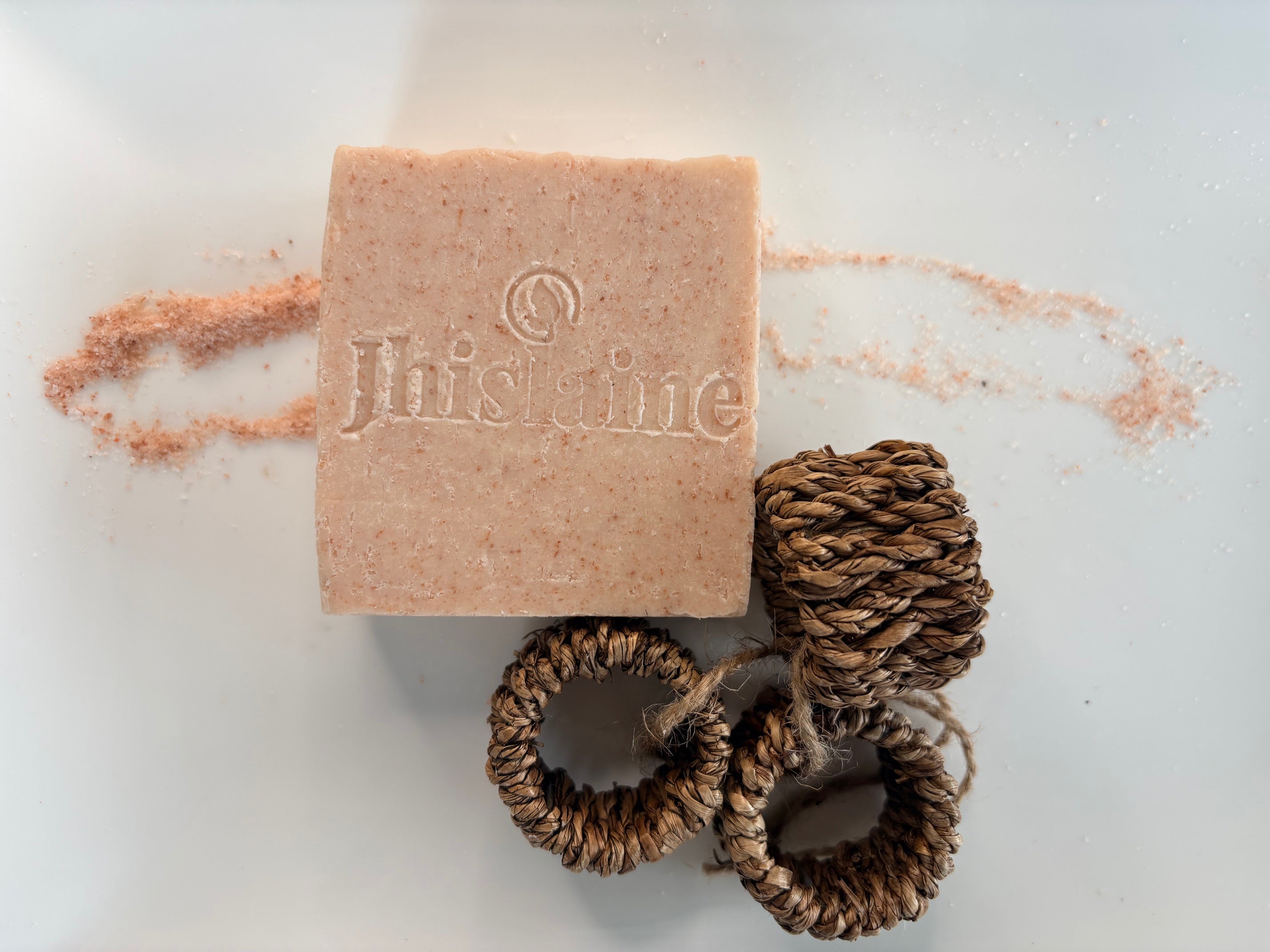 Vegan Pink Himalayan Salt Soap: Mineral rich, gently exfoliating, refreshing